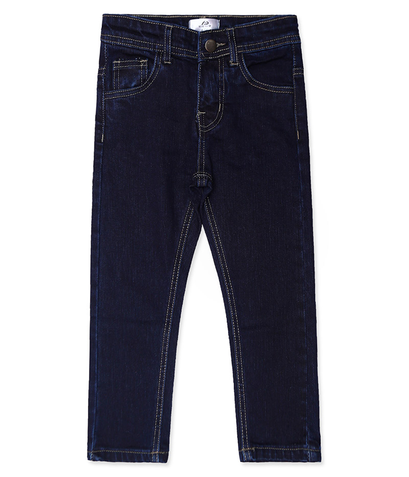 Navy Blue Denim Pant - LoveyDovey.pk